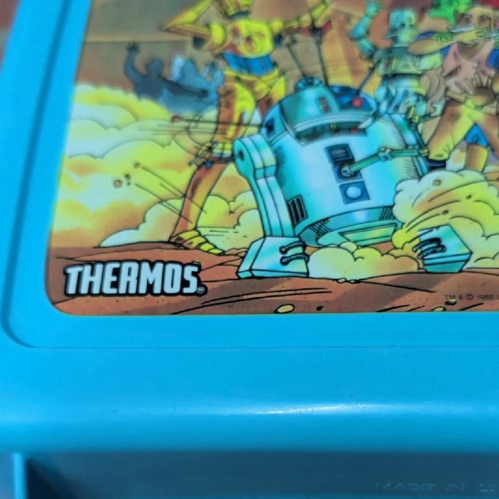 Thermos Bright Turquoise Star Wars Droids Lunchbox - Picture 2 of 8